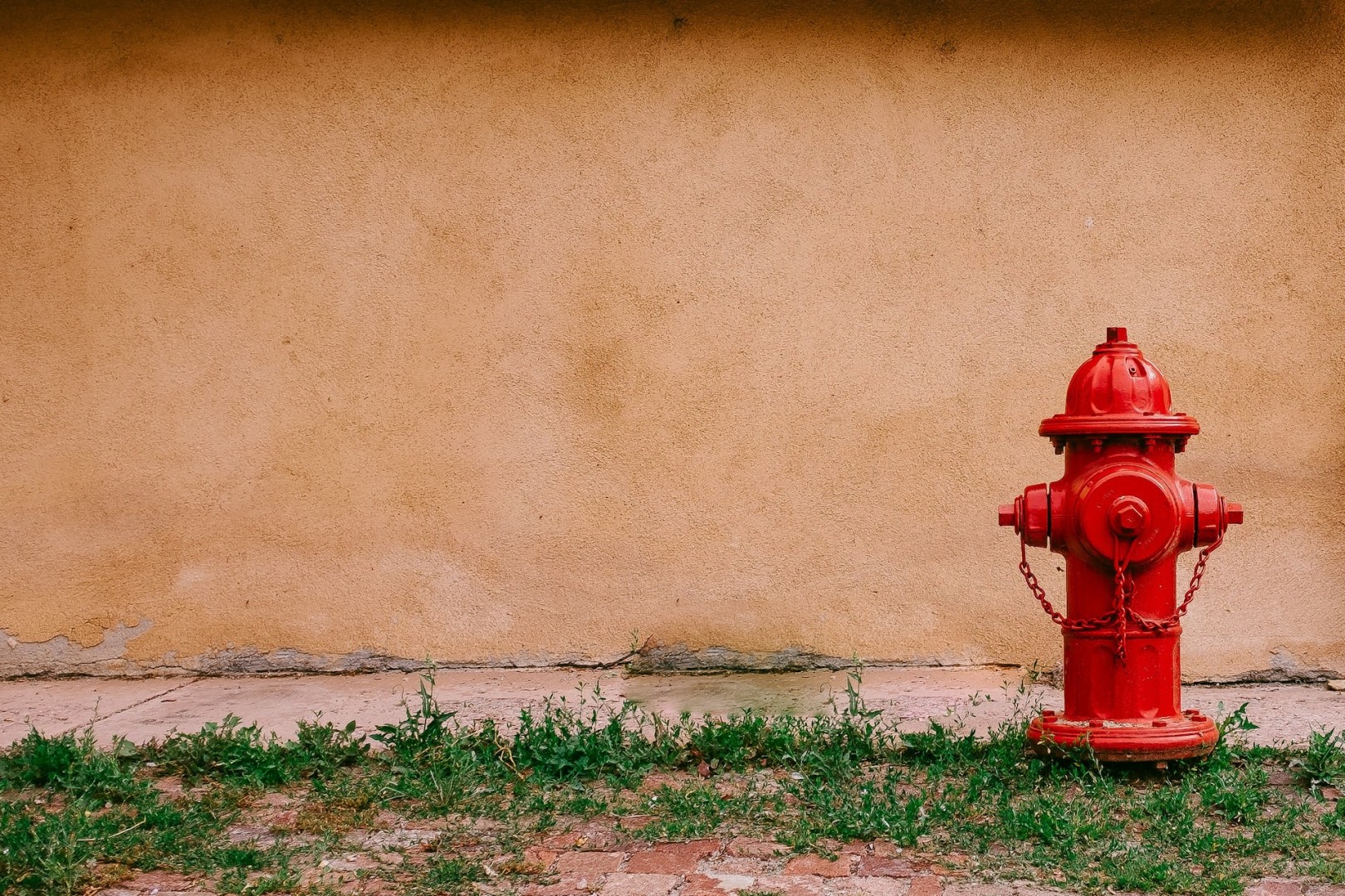water treatment plant pumps; a fire hydrant
